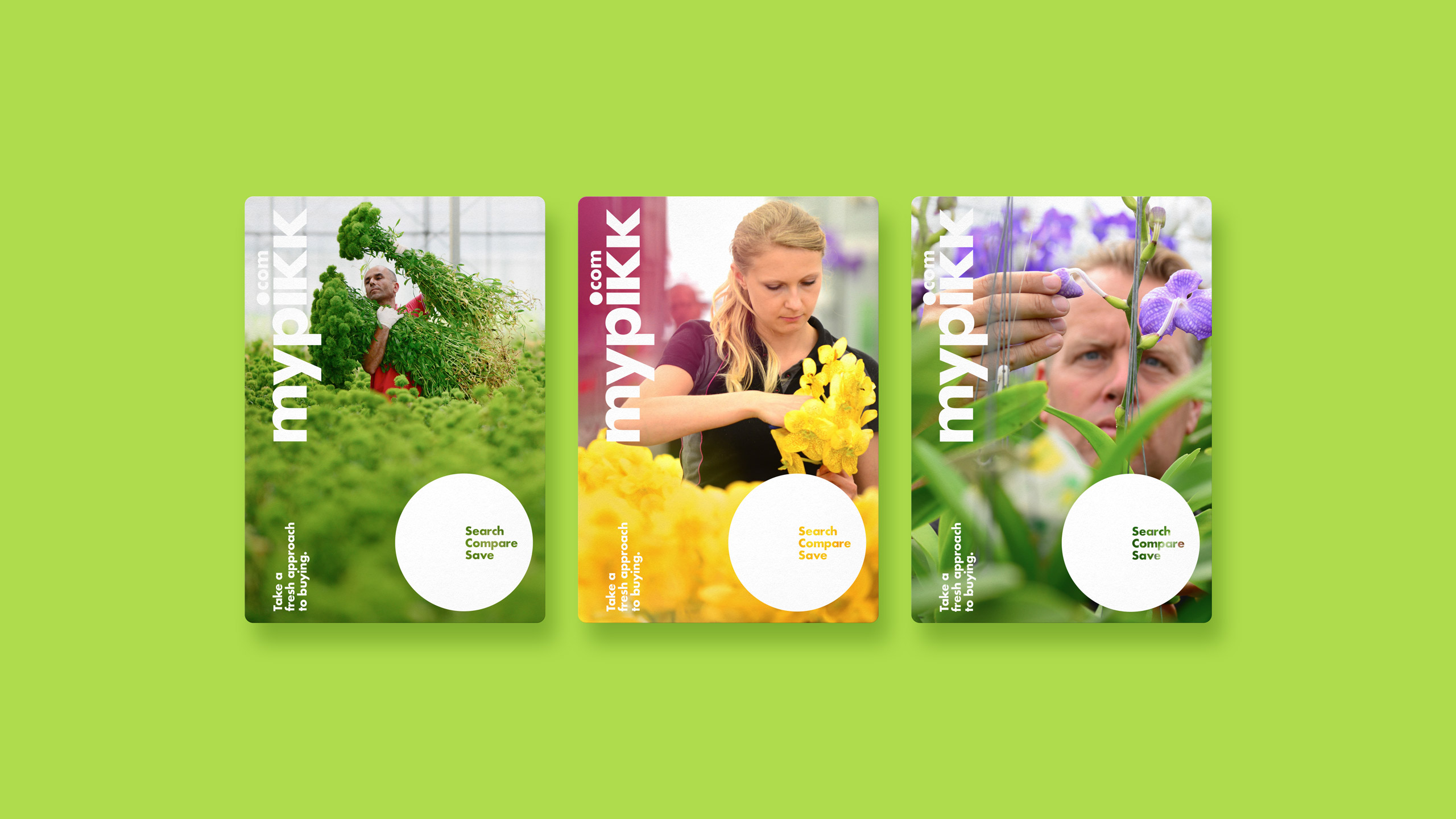 Design Project Brand Identity Strategy Naming Horticulture International Holland Uk Flowers Growers Mailing Promotion Cards