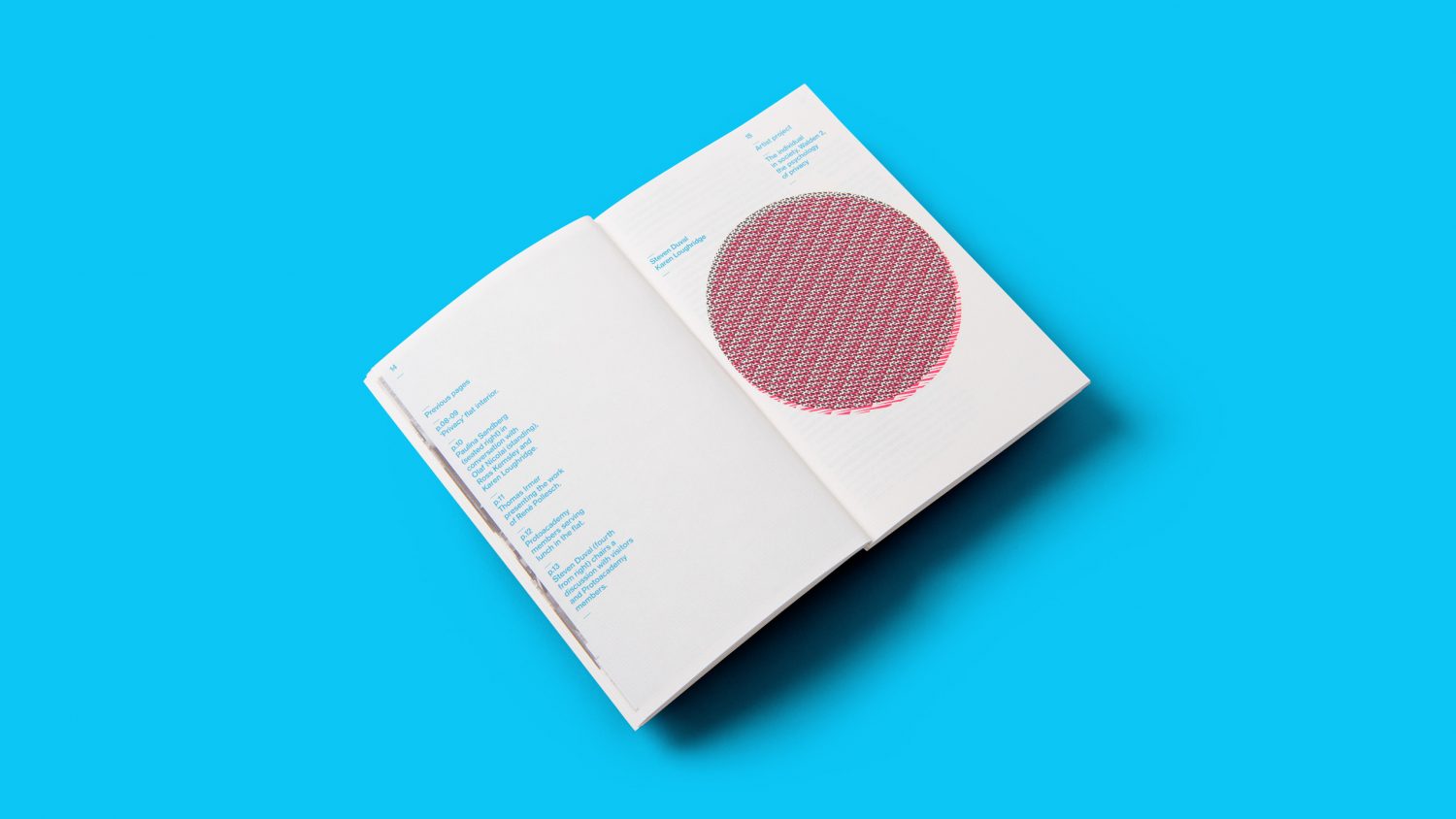 Art book design featuring creative print using CMYK fluorescent ink overprinting by Design Project