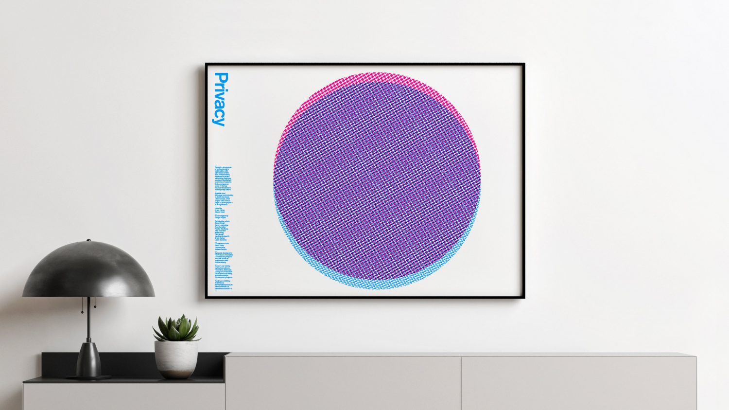 Art poster design featuring overprinting CMYK fluorescent ink - by Design Project