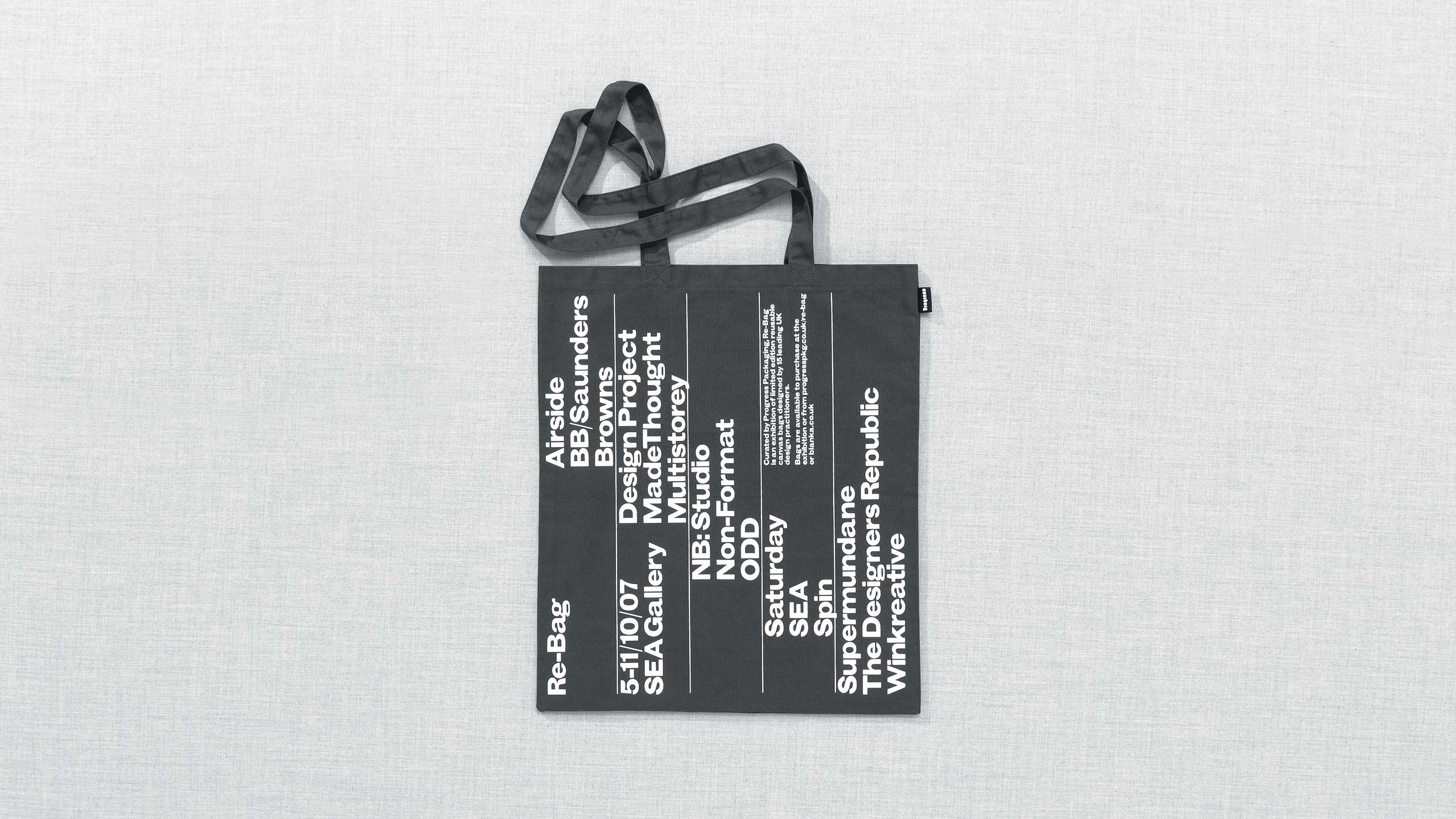 Exhibition Event Branding Reusable Tote Bag Promo Identity Campaign Promotional Environmental Eco Friendly Luxury Retail Marketing Leeds Branding Agency Consultancy DESIGN PROJECT