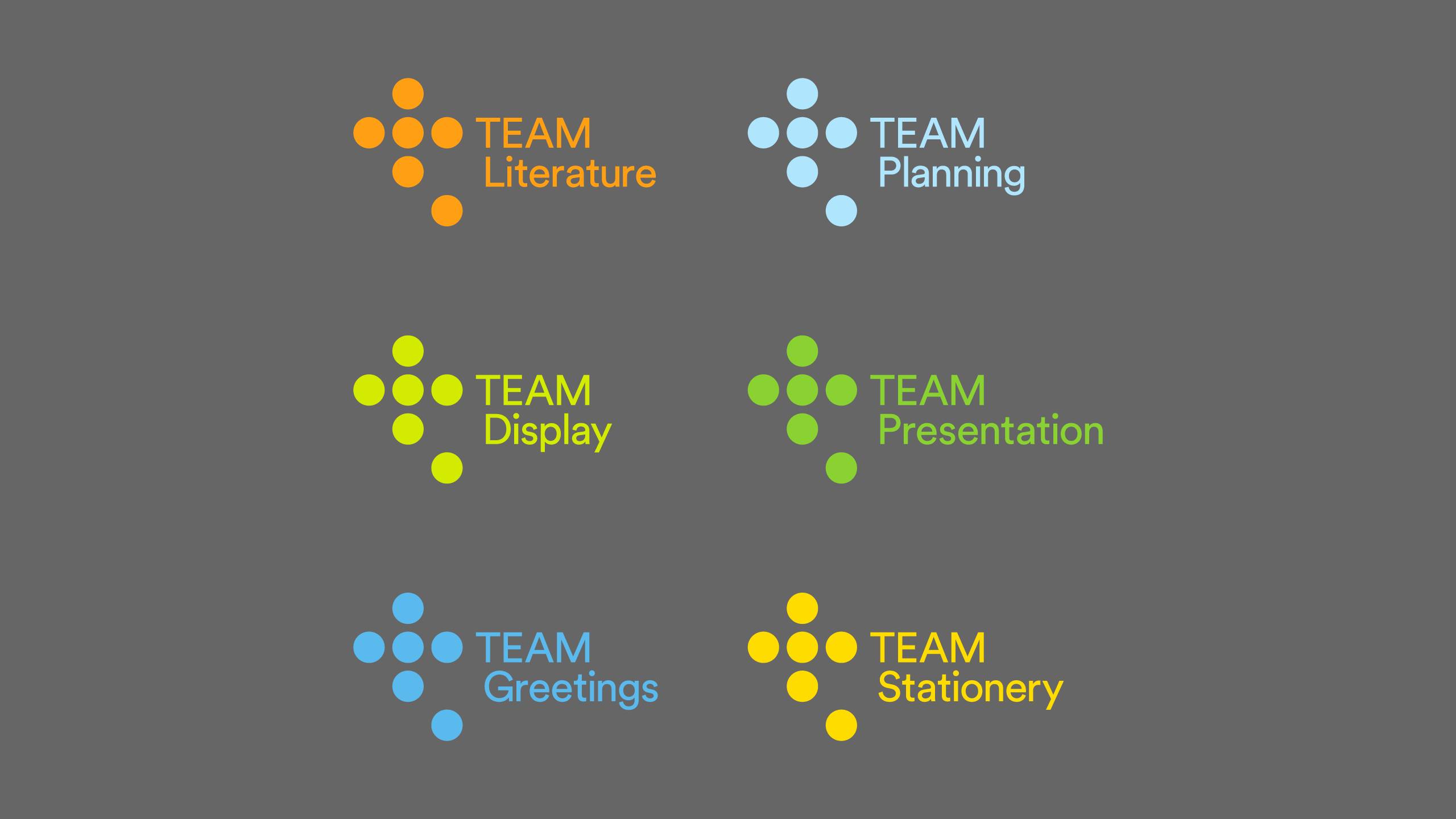 Design Project Team Impression Branding Sector Logos