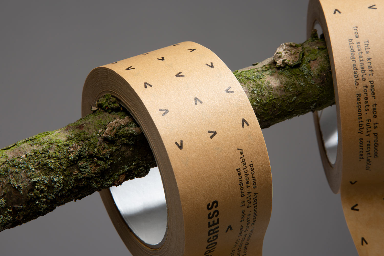 Packing Tape Environmental Eco Friendly Packaging Design Marketing Promotional Campaign Art Direction Branded Branding Luxury Retail E-Comms Reusable Mailing Shipping Biodegradable Responsible Sustainable Yorkshire Leeds Branding Agency 1 DESIGN PROJECT