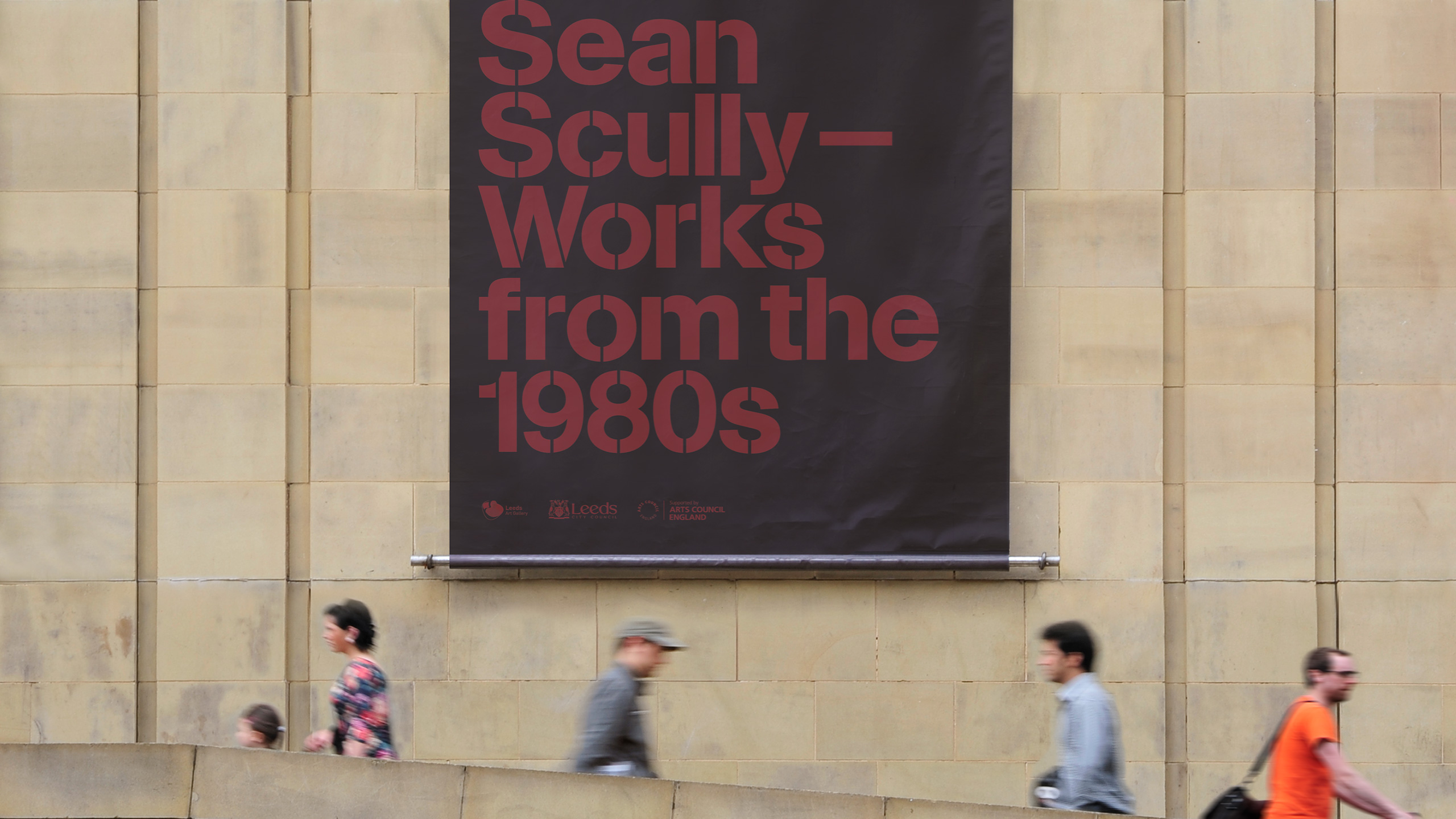 Design Project Gallery Art Branding Exhibition Identity Sean Scully Contemporary Art Leeds Signage 4