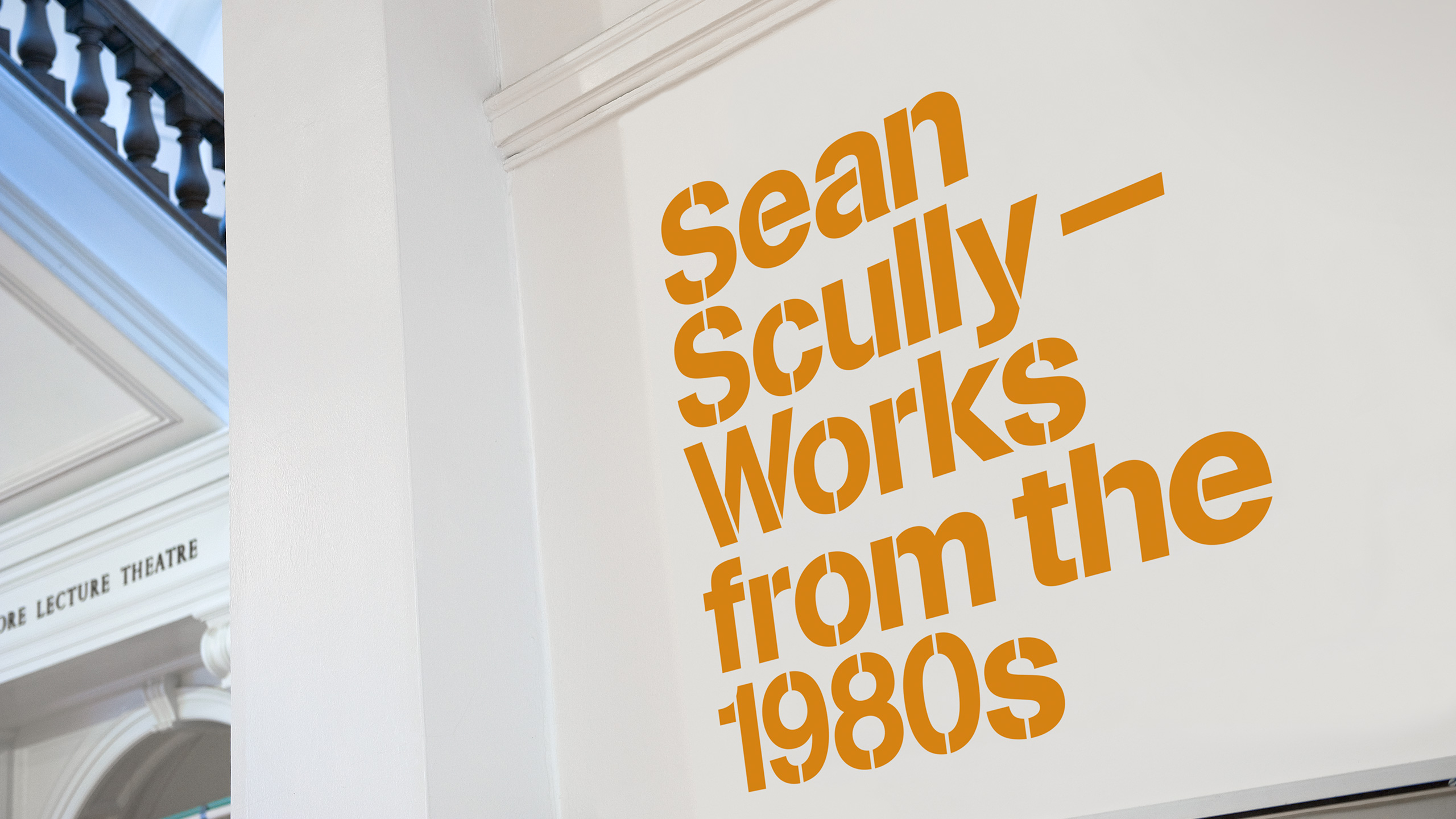 Design Project Gallery Art Branding Exhibition Identity Sean Scully Contemporary Art Leeds Signage 8