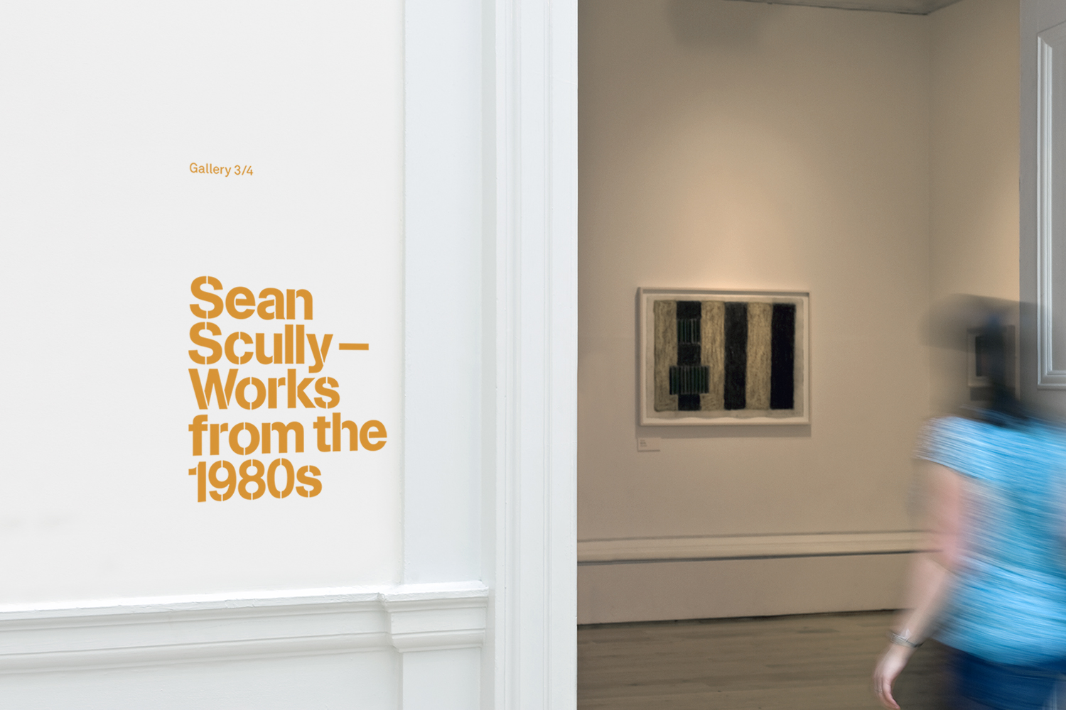 Design Project Gallery Art Branding Exhibition Identity Sean Scully Contemporary Art Leeds Signage 9